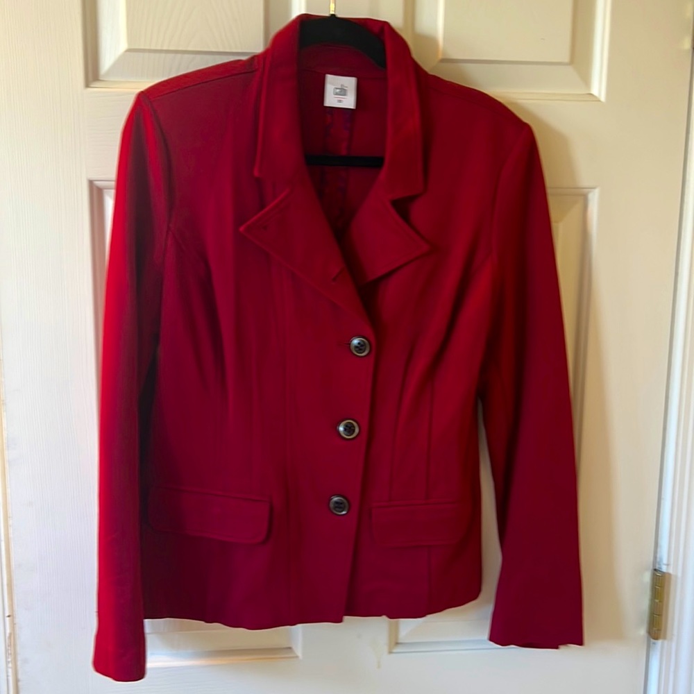 CAbi red jacket! Only worn once.